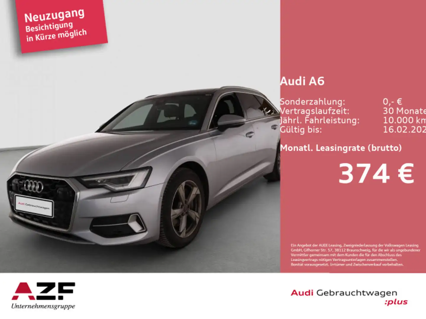 Audi A6 45 2.0 TFSI Avant quattro advanced Argent - 1