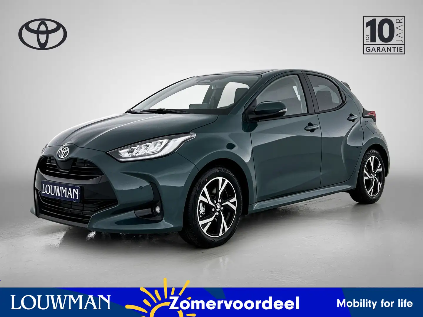 Toyota Yaris 1.5 Hybrid 115 Dynamic - Louwman Zin in Zomervoord Groen - 1