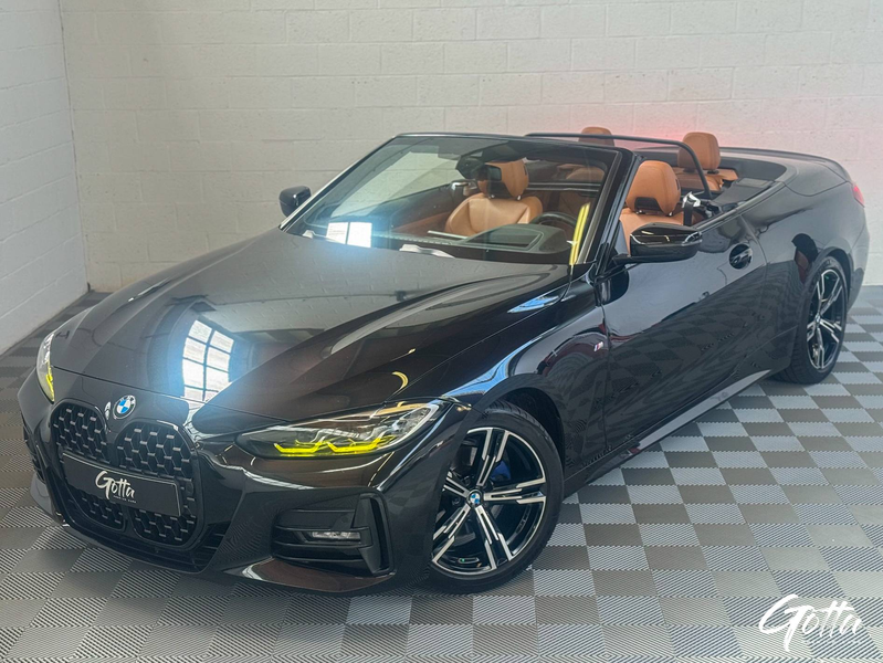 BMW 420 i 184CH Cabrio***PACK M INT-EXT/SHADOW/SUSPENSION ADAPTATIVE/CUIR/CAMERA/CAR-PLAY/LED/