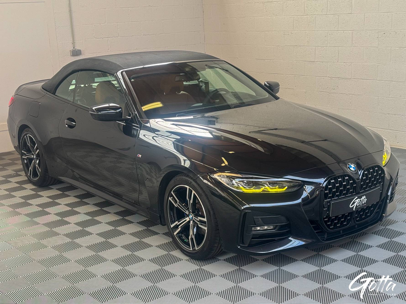 BMW 420 i 184CH Cabrio***PACK M INT-EXT/SHADOW/SUSPENSION ADAPTATIVE/CUIR/CAMERA/CAR-PLAY/LED/ — photo 3