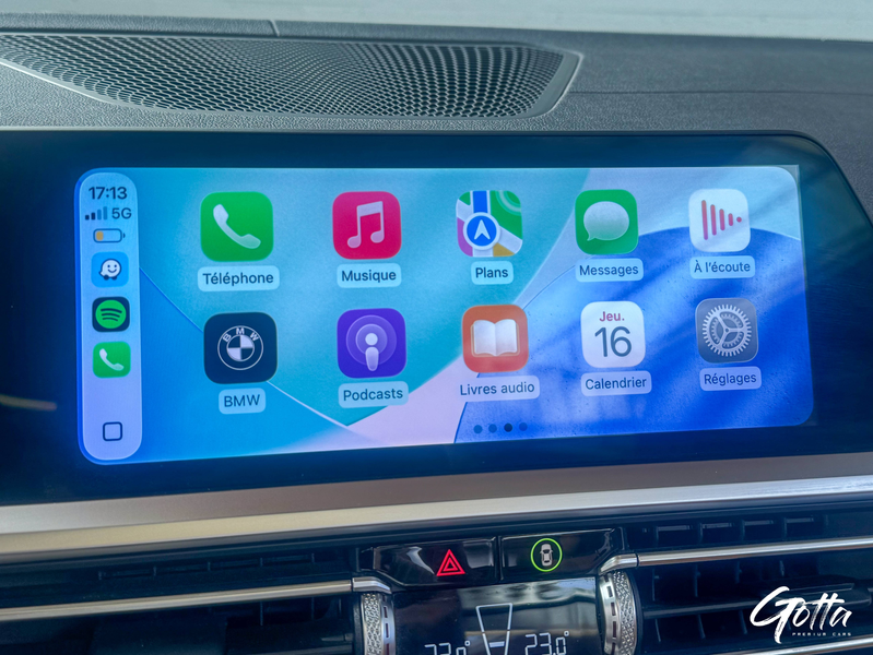 BMW 420 i 184CH Cabrio***PACK M INT-EXT/SHADOW/SUSPENSION ADAPTATIVE/CUIR/CAMERA/CAR-PLAY/LED/ — photo 15