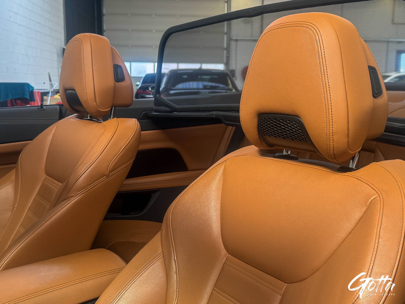 BMW 420 i 184CH Cabrio***PACK M INT-EXT/SHADOW/SUSPENSION ADAPTATIVE/CUIR/CAMERA/CAR-PLAY/LED/ — photo 6