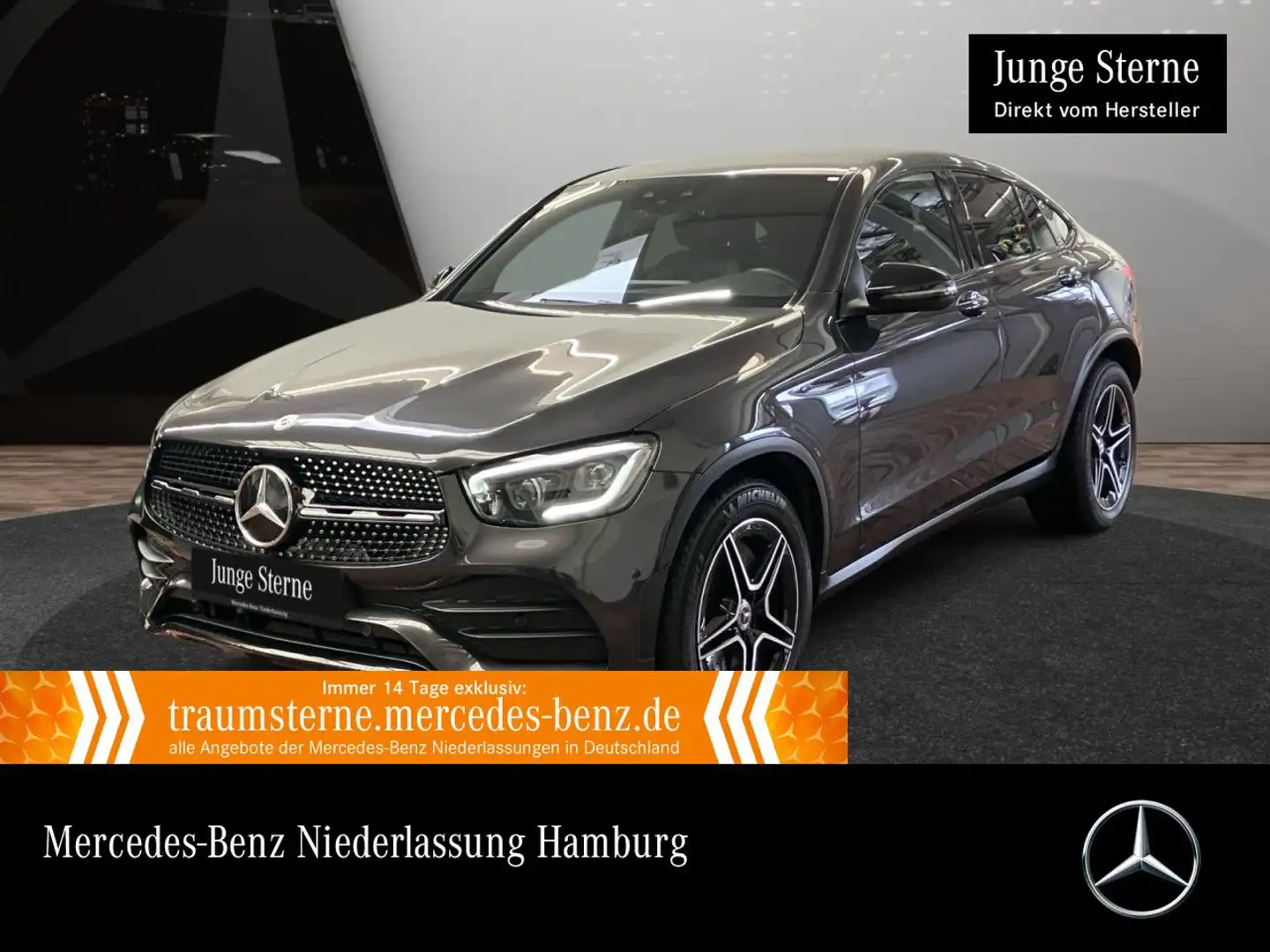 Mercedes-Benz GLC 300 Coupé 4M AMG+NIGHT+MULTIBEAM+BURMESTER+9G Grau - 1