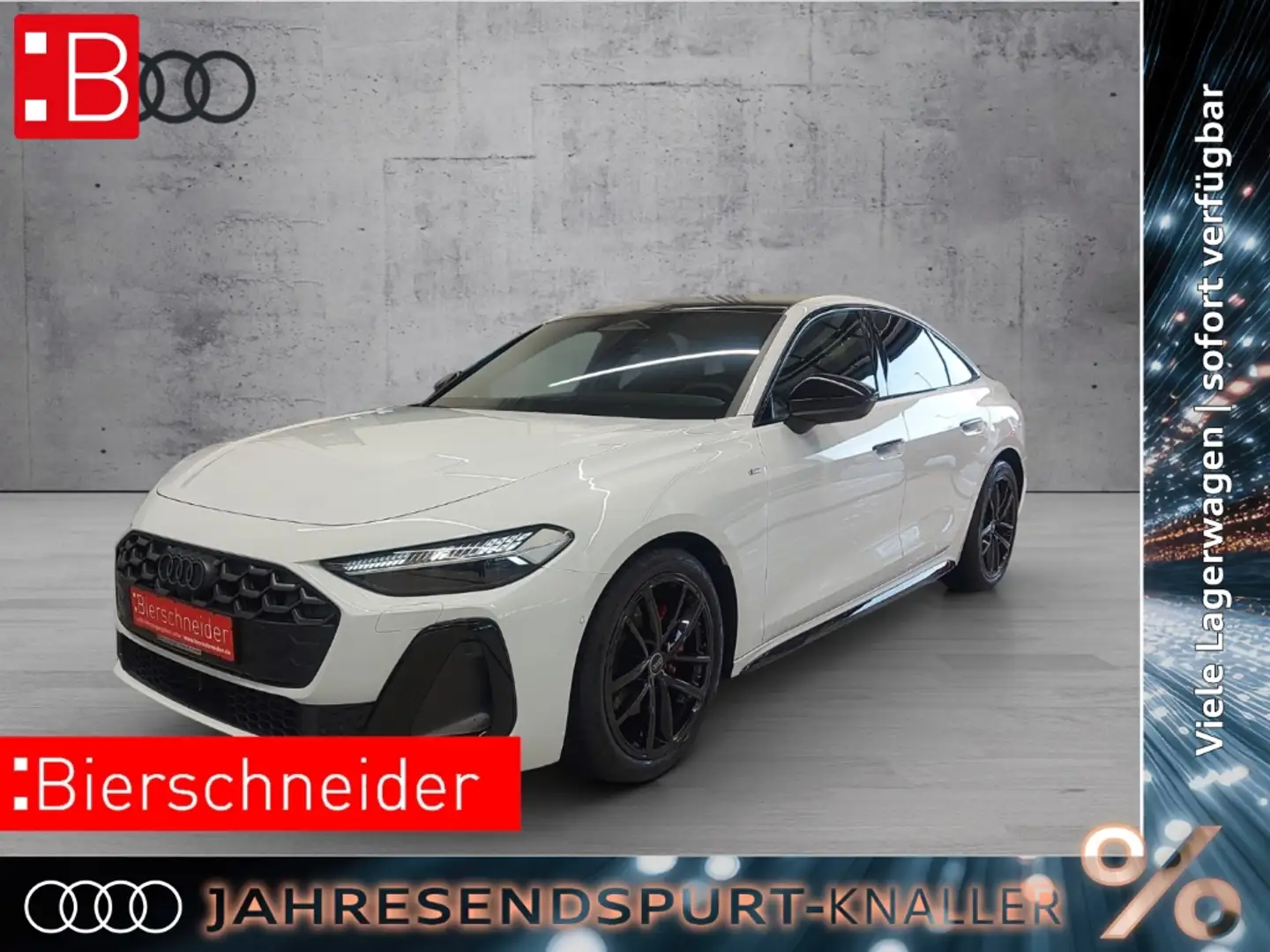 Audi A5 Limousine TFSI S tronic line PANO! TECH 19 SCHWARZ Blanco - 1