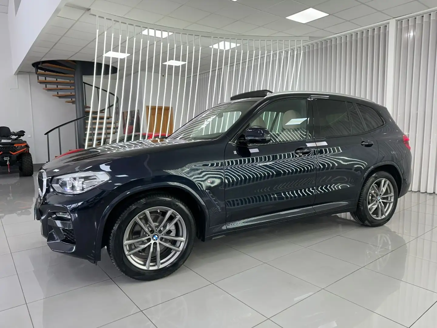 BMW X3 xDrive 20dA xLine M Sport Bleu - 2