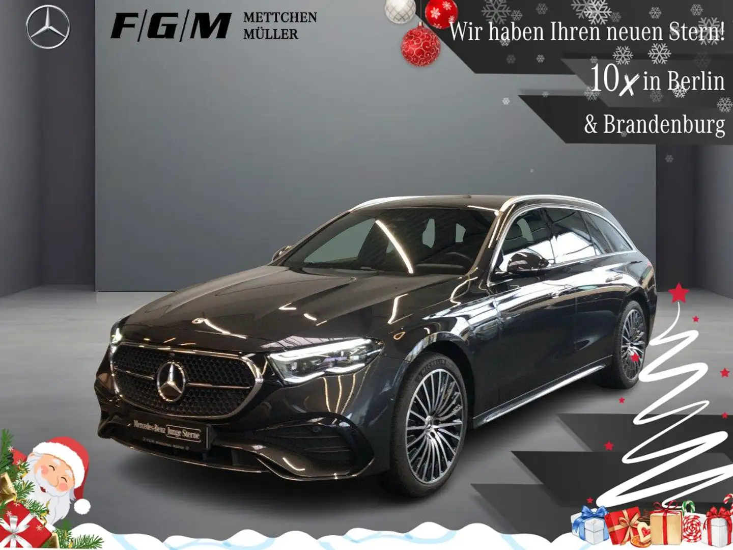 Mercedes-Benz E 200 AMG Line Advanced Plus DigiLight|KeyGo|TWA Grau - 1