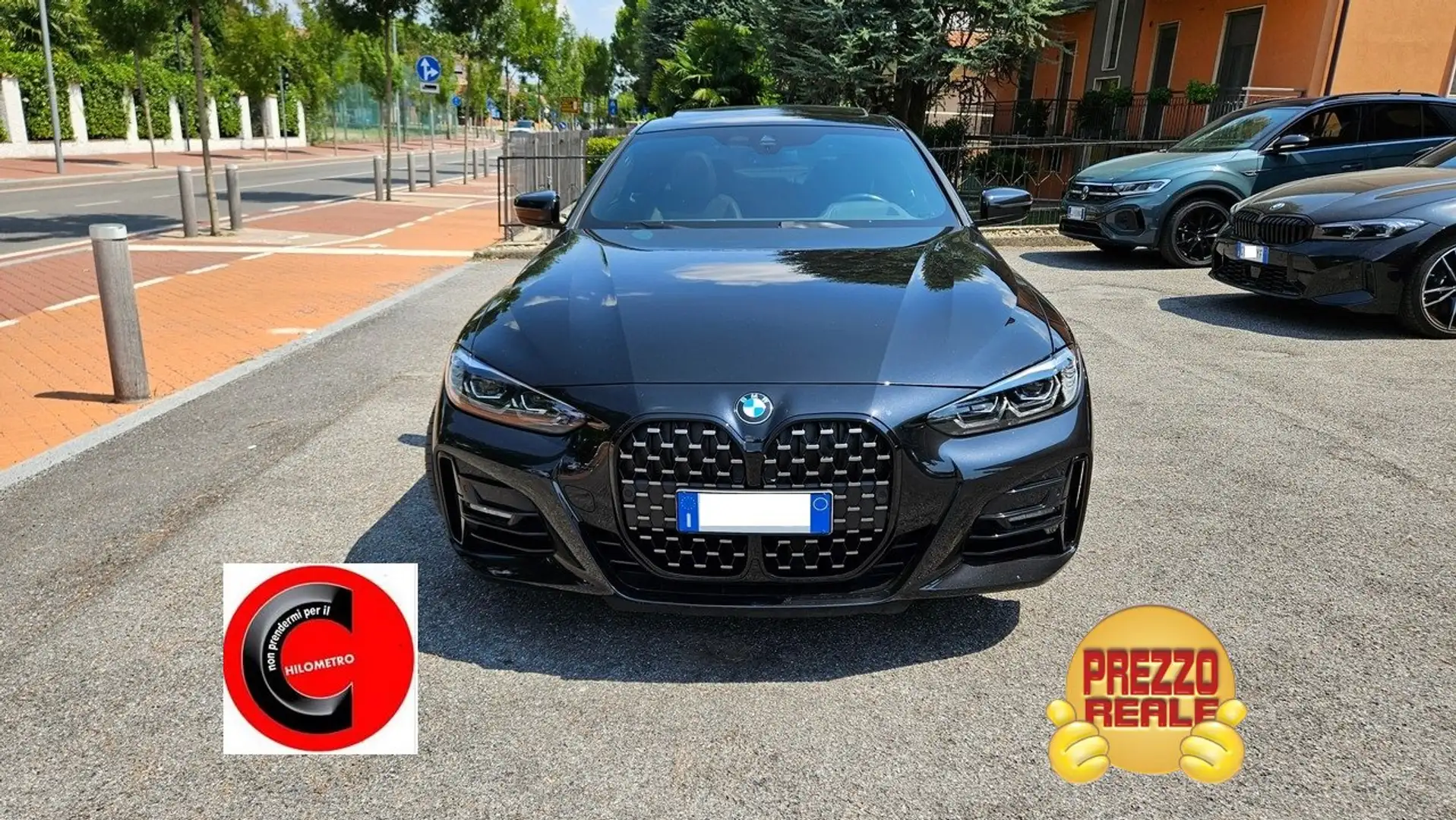 BMW 420 Serie 4 Coupe mhev 48V xdrive Msport TETTO HEAD UP Nero - 2