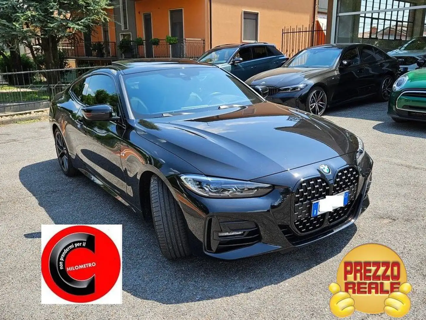 BMW 420 Serie 4 Coupe mhev 48V xdrive Msport TETTO HEAD UP Nero - 1