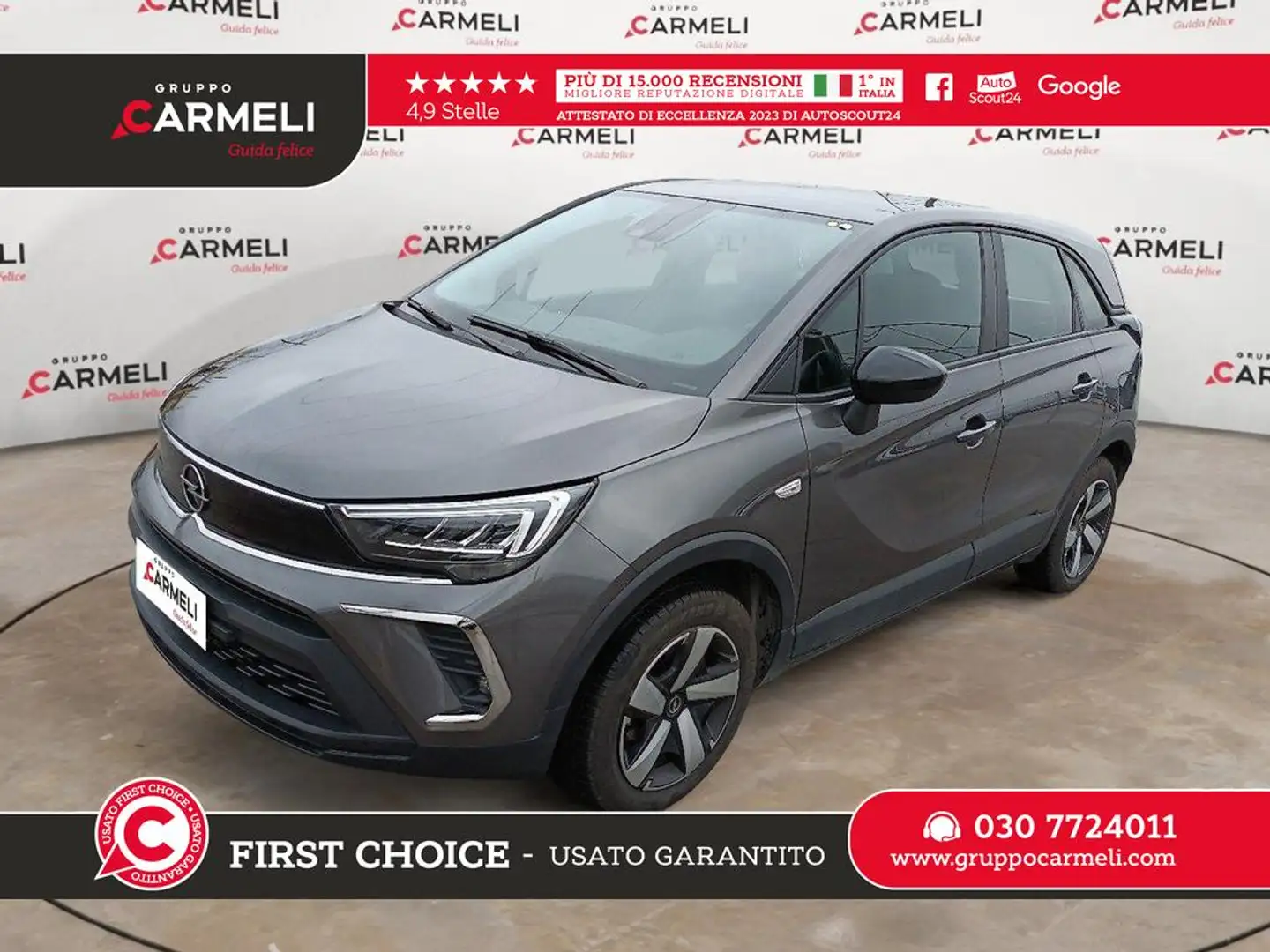 Opel Crossland X 1.5 ecotec Edition 110cv Grigio - 1