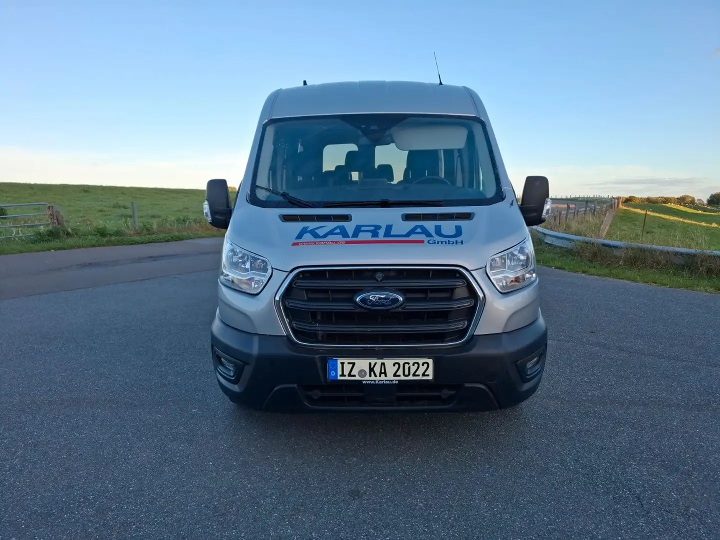 Ford Transit Kombi 330 L2H2 2xKlima,AHK,Kamera,9Sitze Argent - 2