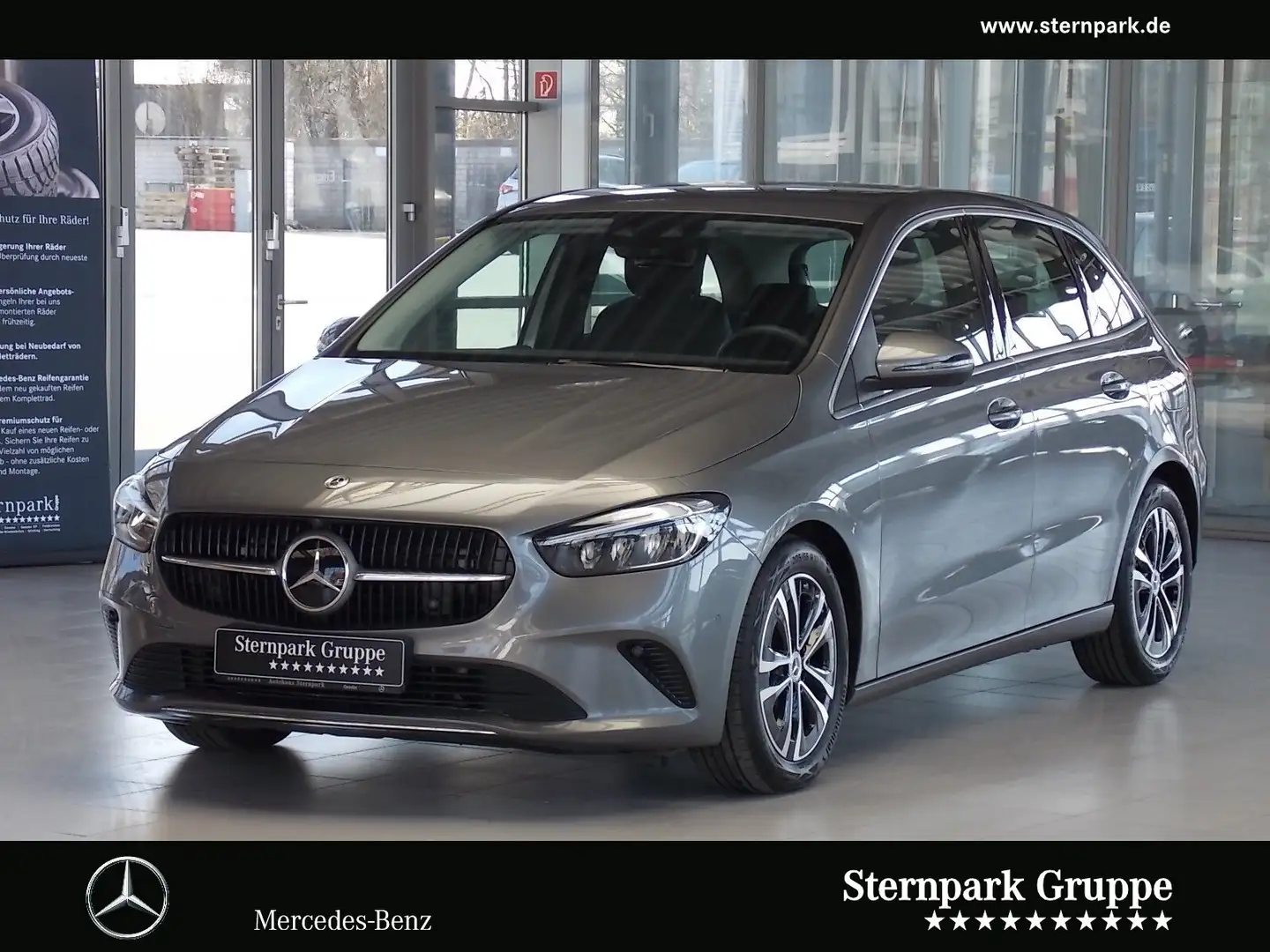 Mercedes-Benz B 200 B 200 Progressive Navi,R-Kam.LED,AHK,Distr.-vor. Grau - 1