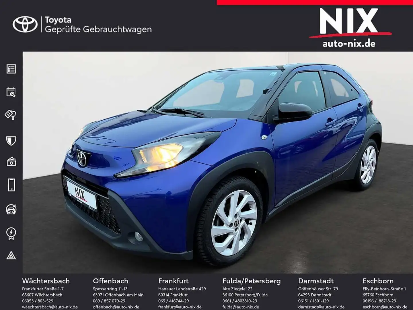 Toyota Aygo X 1.0 VVT-i Pulse KAMER ALLWETTER Blau - 1
