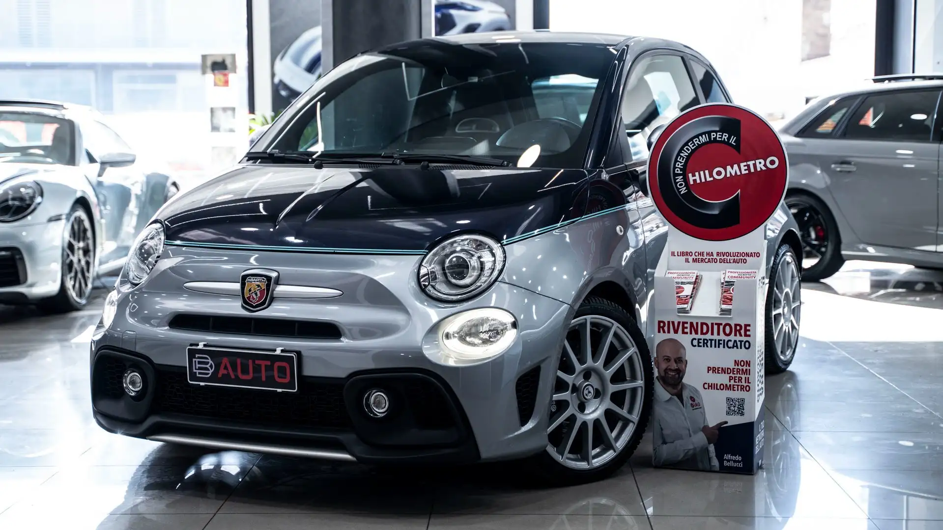 Abarth 695 1.4 T JET 180 CV RIVALE 175 ANNIVERSARY 16 V XENO Gris - 1
