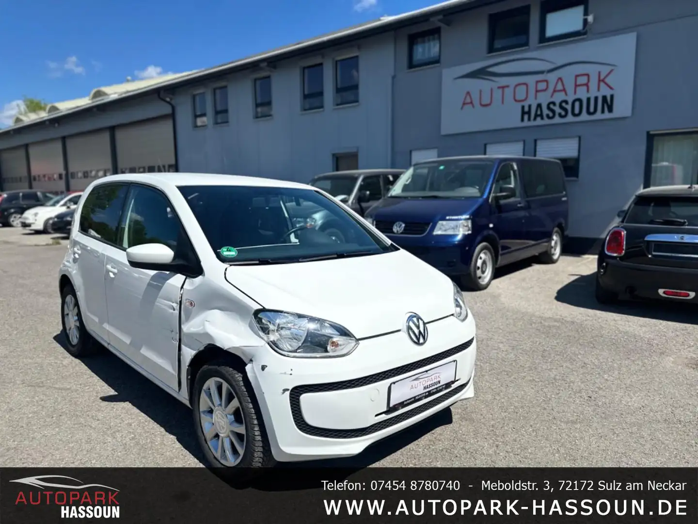 Volkswagen up! club up! TÜV 02/27 Klima Seitenschaden Bianco - 2
