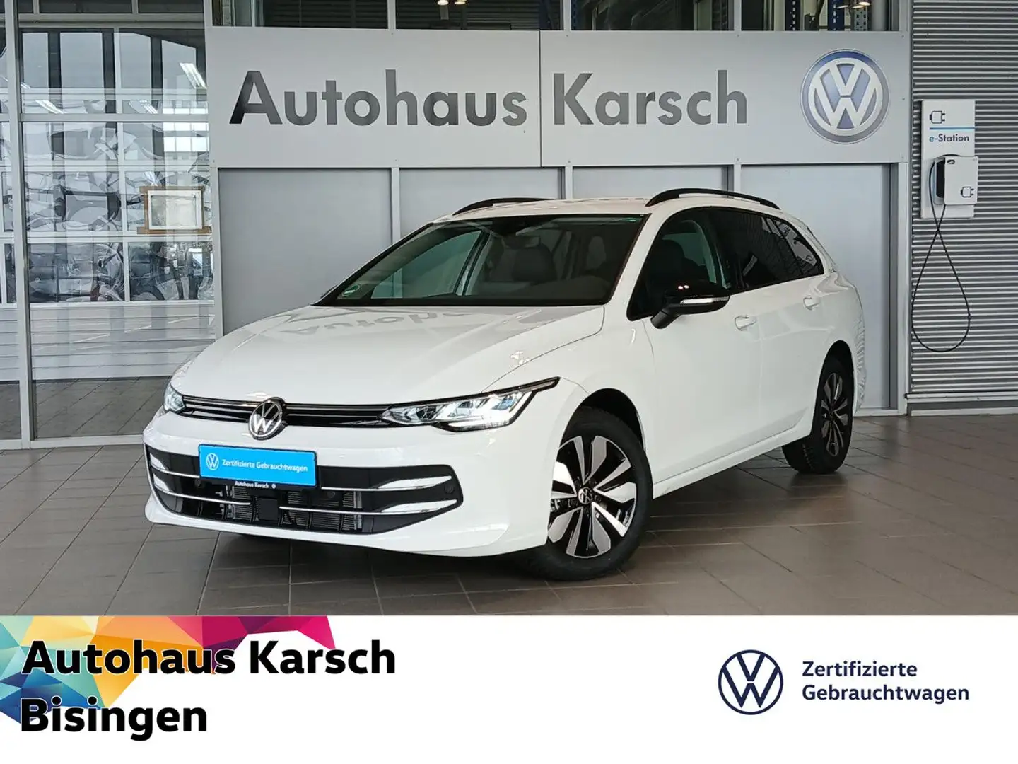 Volkswagen Golf Variant Golf VIII Variant 2.0 TDI DSG GOAL SHZ, CLIMA, ACC Weiß - 1