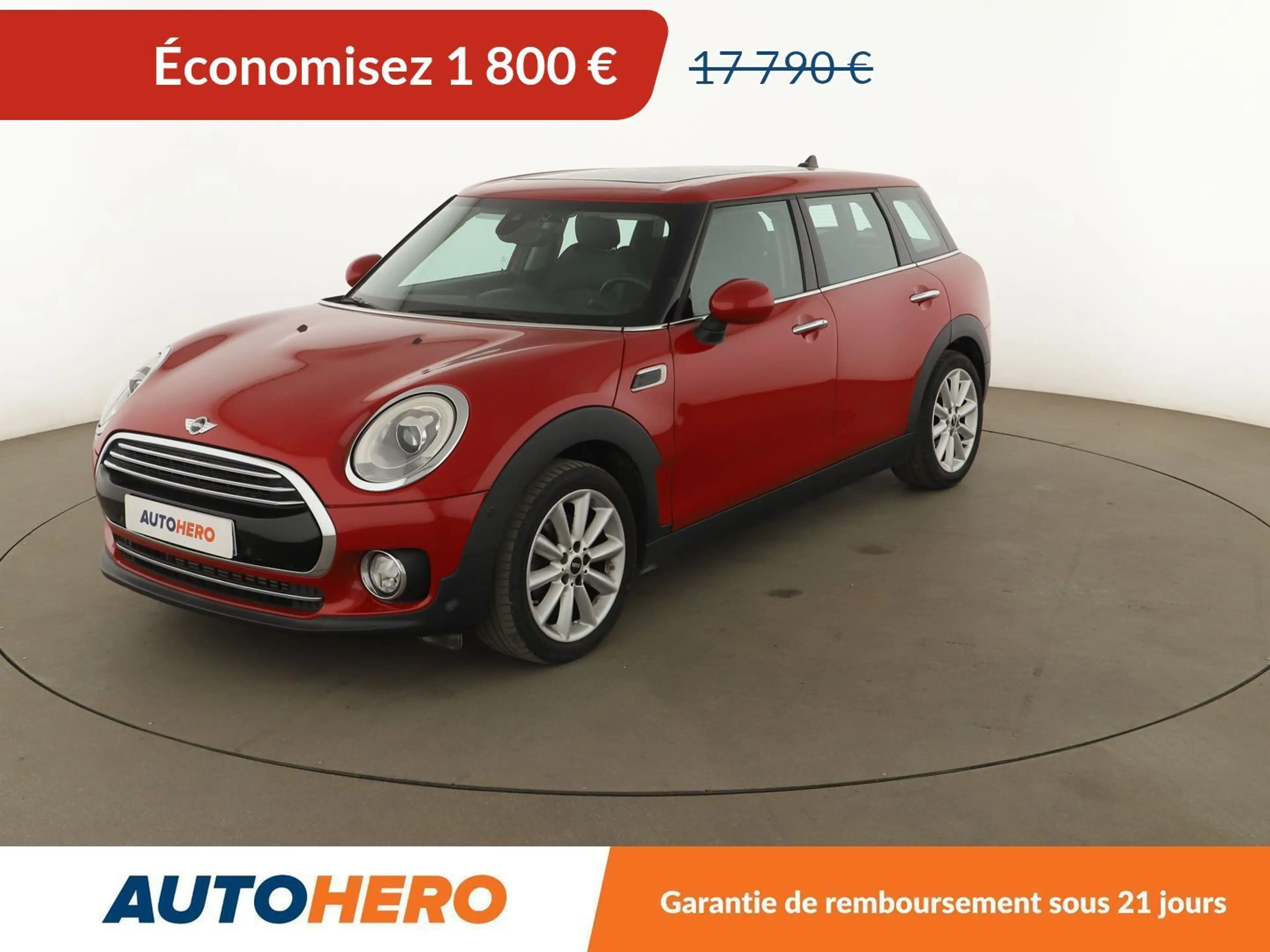 MINI Cooper Clubman Cooper Finition Red Hot Chili BVA