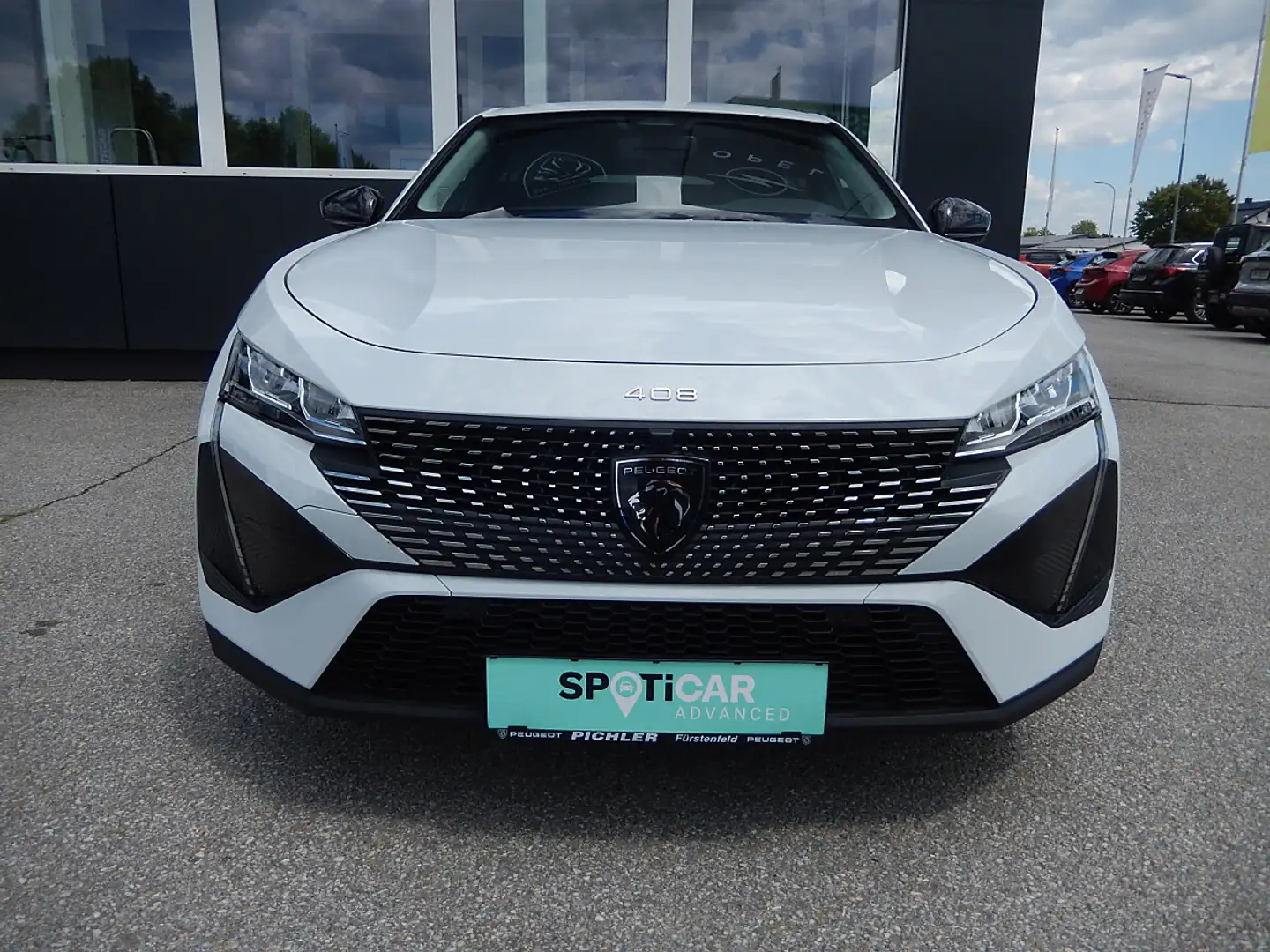 Peugeot 408 Hybrid 145 e-DCS6 Allure Weiß - 2