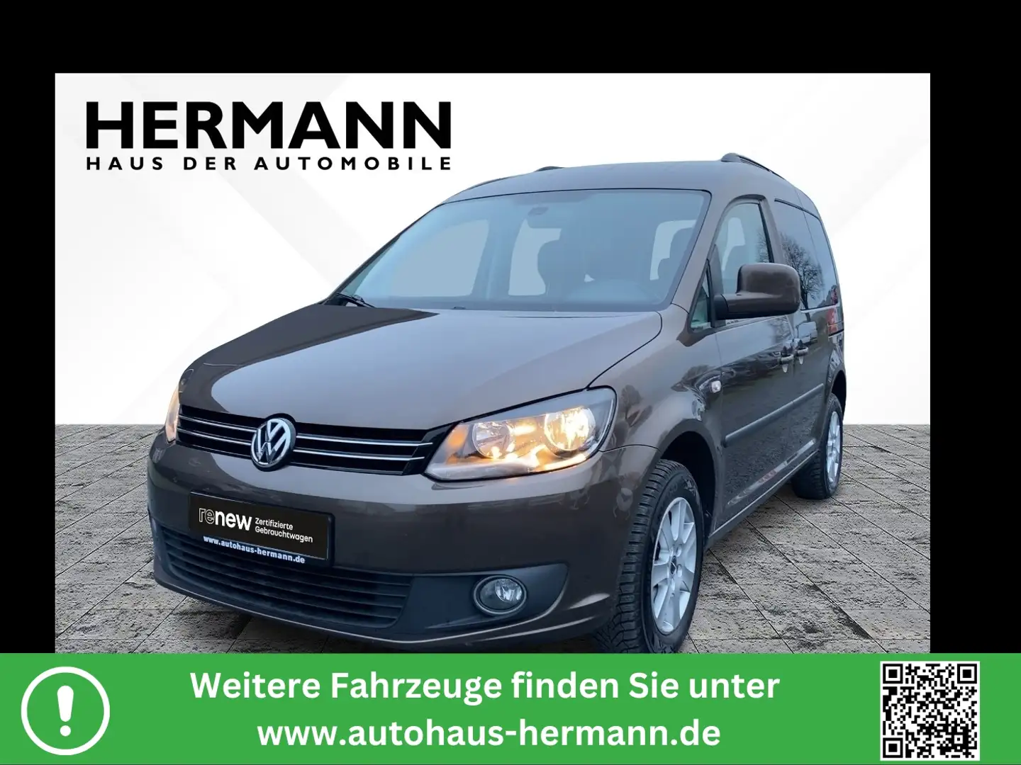 Volkswagen Caddy Kasten/Kombi 2.0 Comfortline EcoFuel AHK Bruin - 1