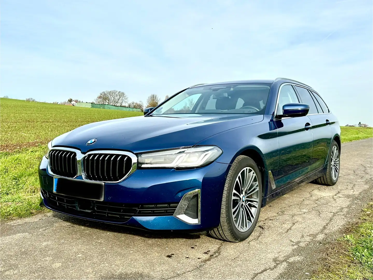 BMW 520 520 d Luxury Line Blau - 1