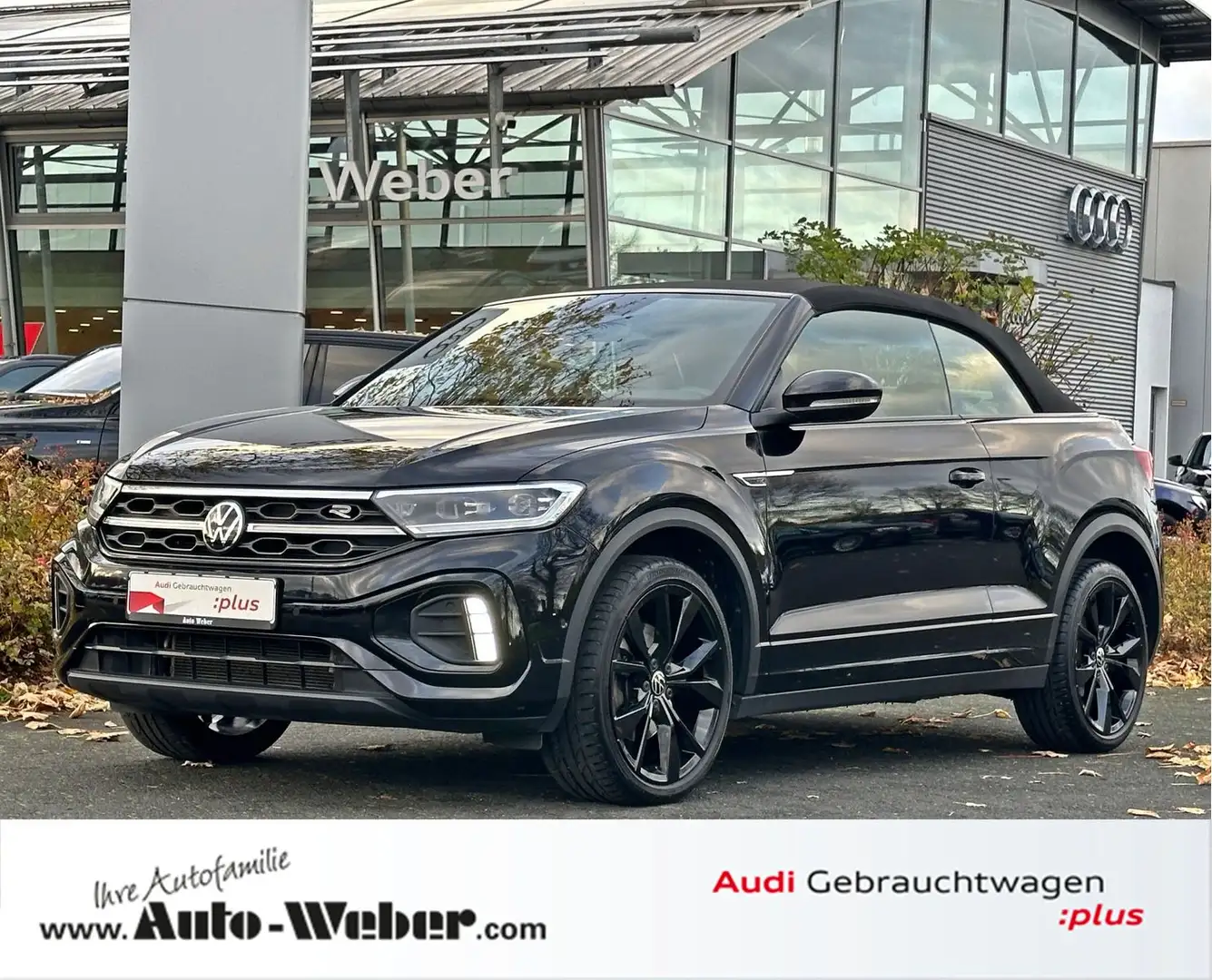 Volkswagen T-Roc Cabriolet 1.5TSI R-Line DSG IQMATRIX LEDER Schwarz - 1