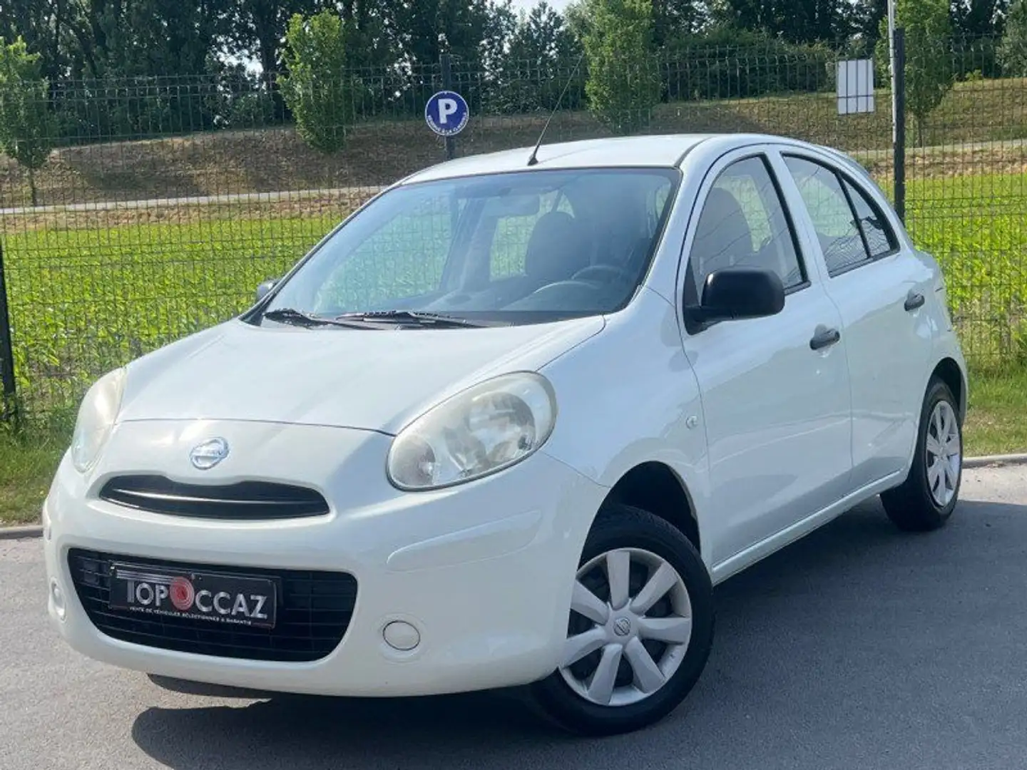 Nissan Micra 1.2 ESS 80CH ACENTA * 75.000KM * 2011 * 5 PORTES * Blanc - 1