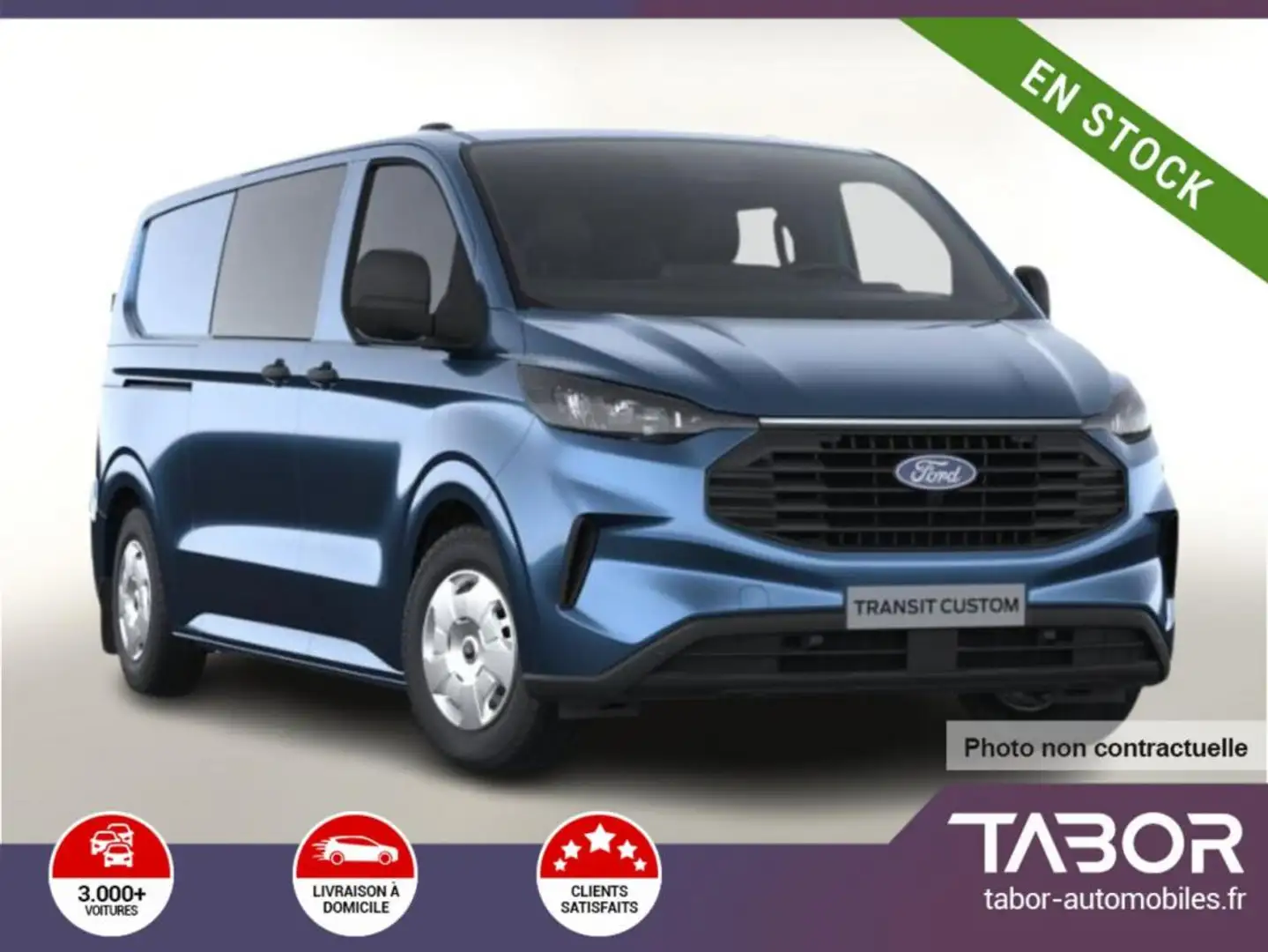 Ford Transit Custom DCiV TDCi 170 Aut Trend 320 Bleu - 1