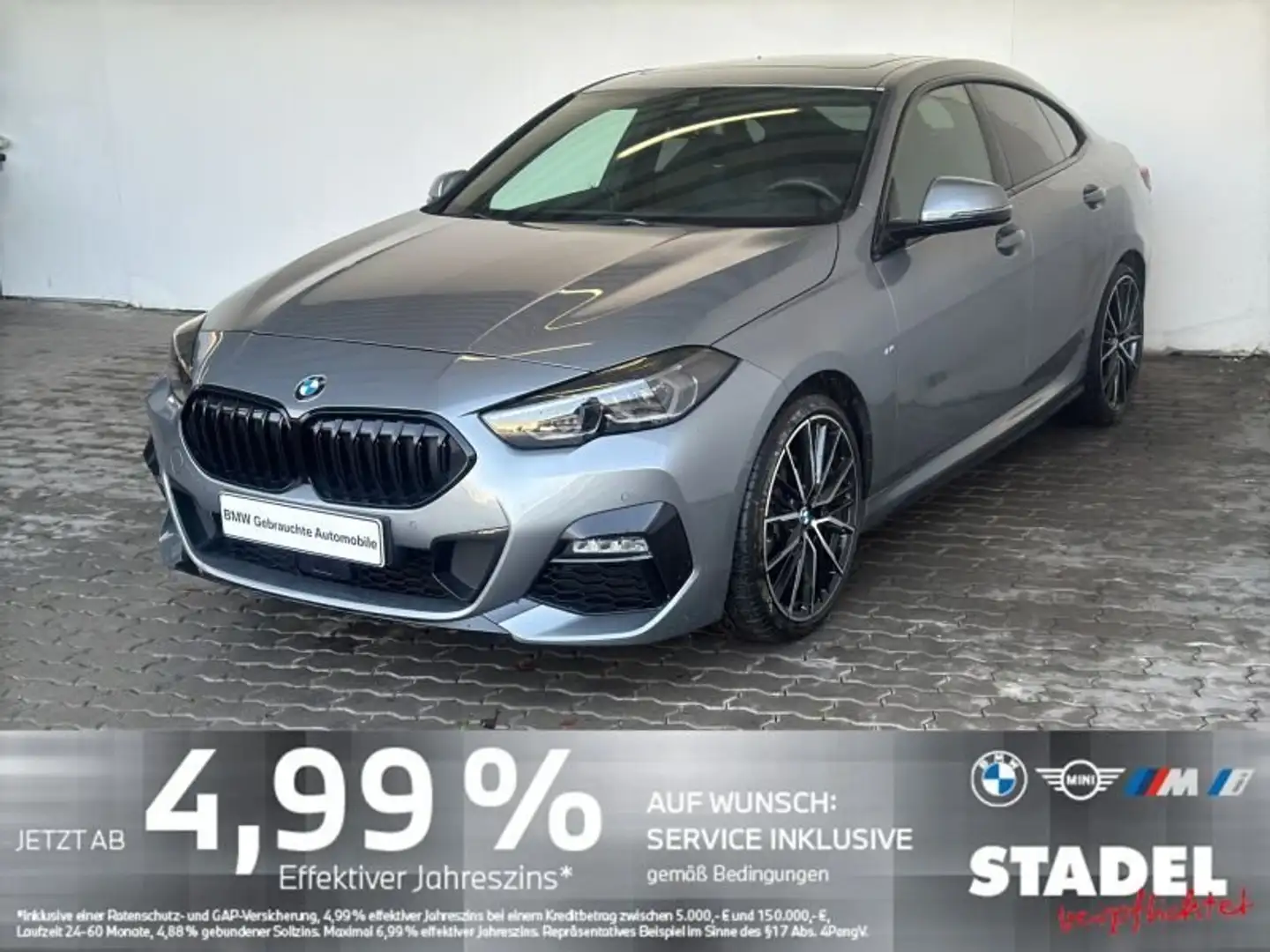 BMW 218 i Gran Coupé M Sport Navi.LED.ACC.RFK.Pano Gris - 2