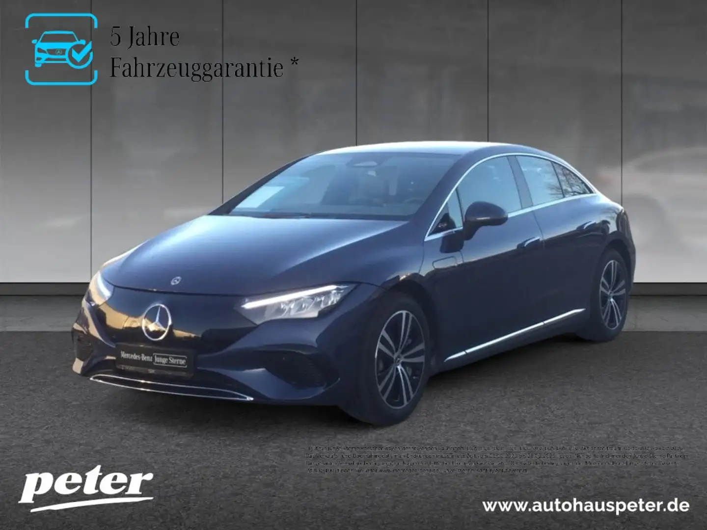 Mercedes-Benz EQE 300 Electric Art, Hinterachslenkung Bleu - 1