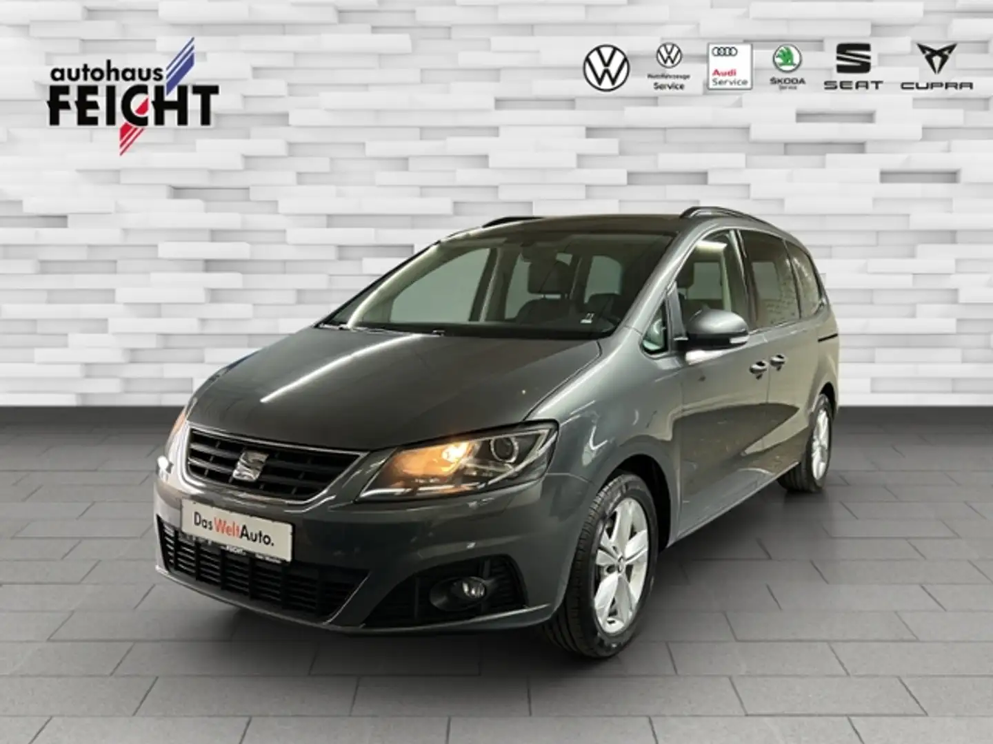 SEAT Alhambra 1.4 TSI 7-SITZ.+Bi-XENON+NAVI+RFK+ALCAN Grau - 1