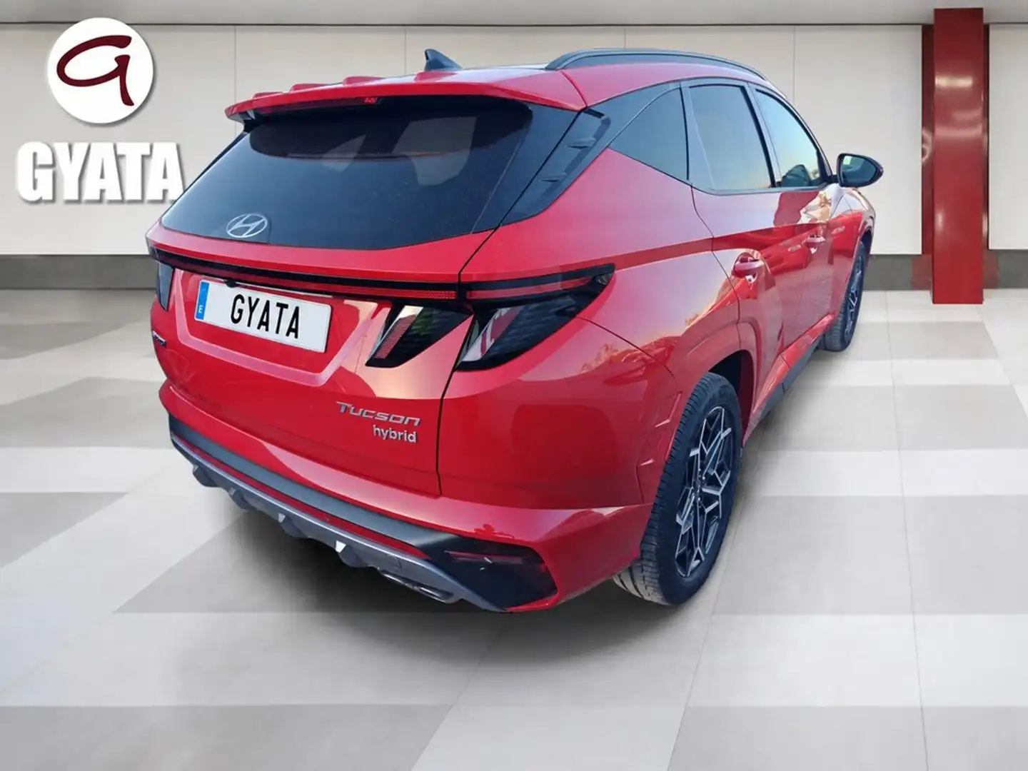 Hyundai TUCSON 1.6 CRDI 48V Nline Sky Safe 4x2 DT Rojo - 2