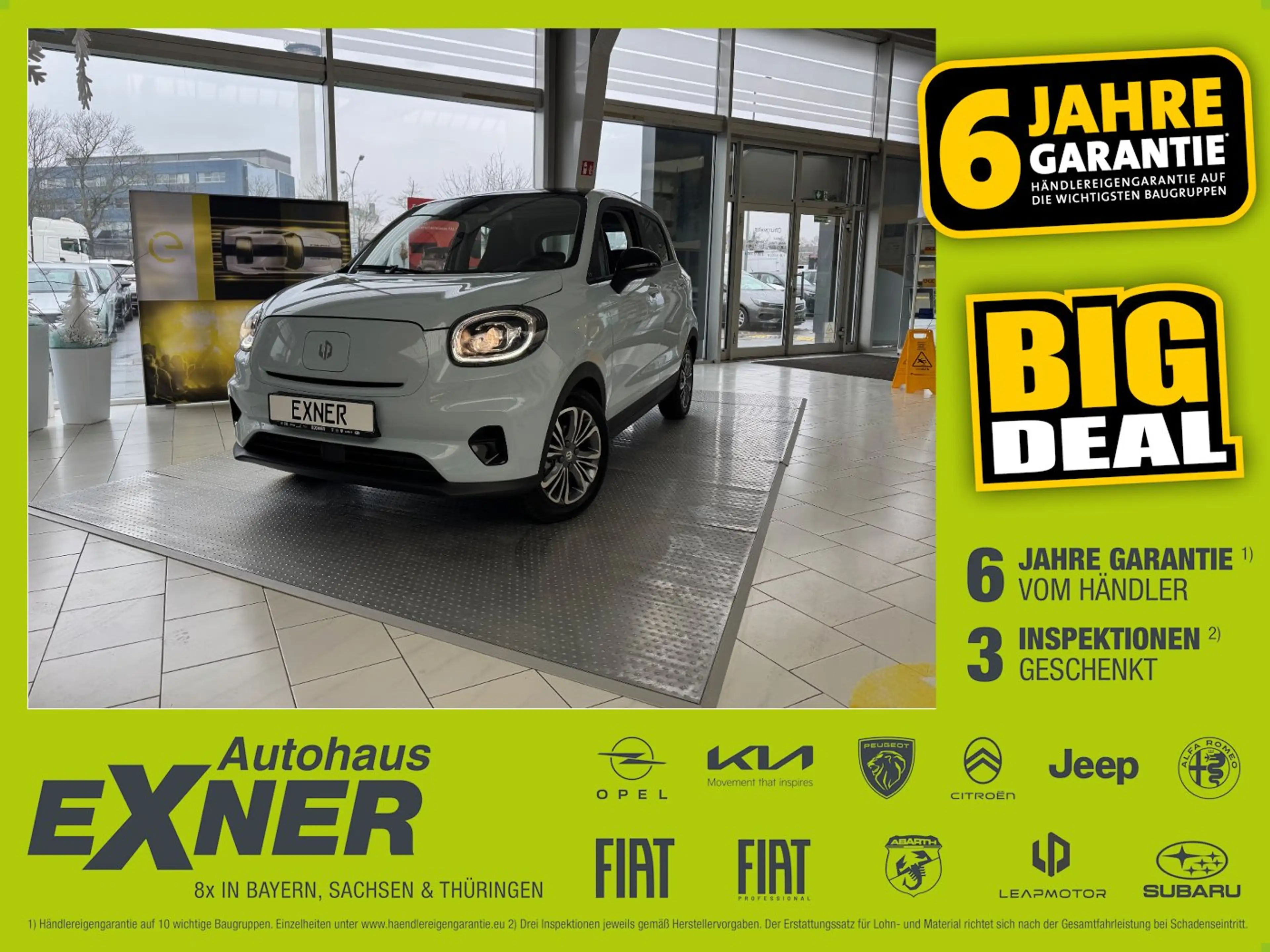 Leapmotor T03 ACC, Alu, Navi, Panoramaglasdach, Klima