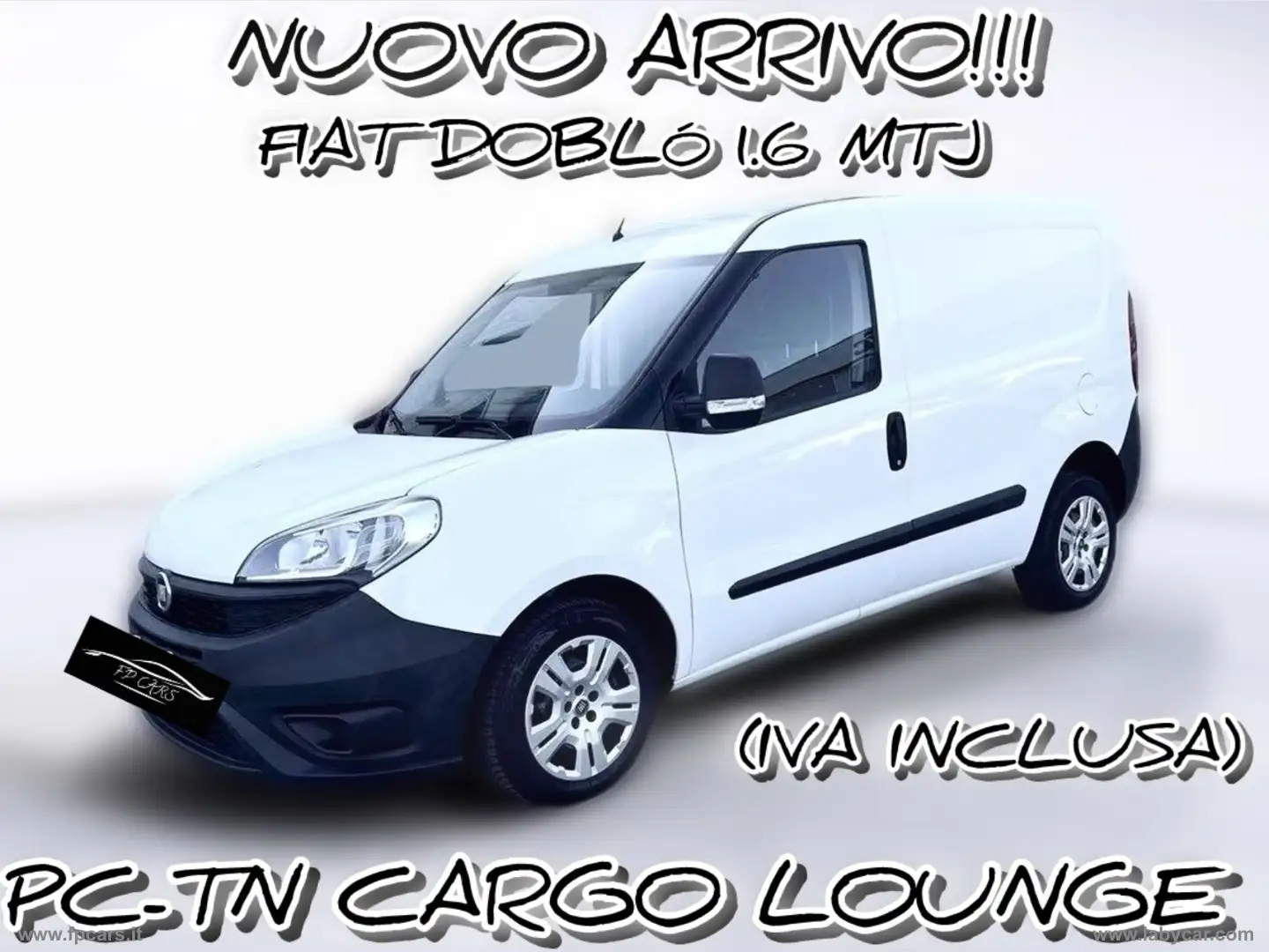 Fiat Doblo 1.6 MJT 105CV S&S Lounge 3 POSTI IVA COMPRESA!!! Blanc - 1