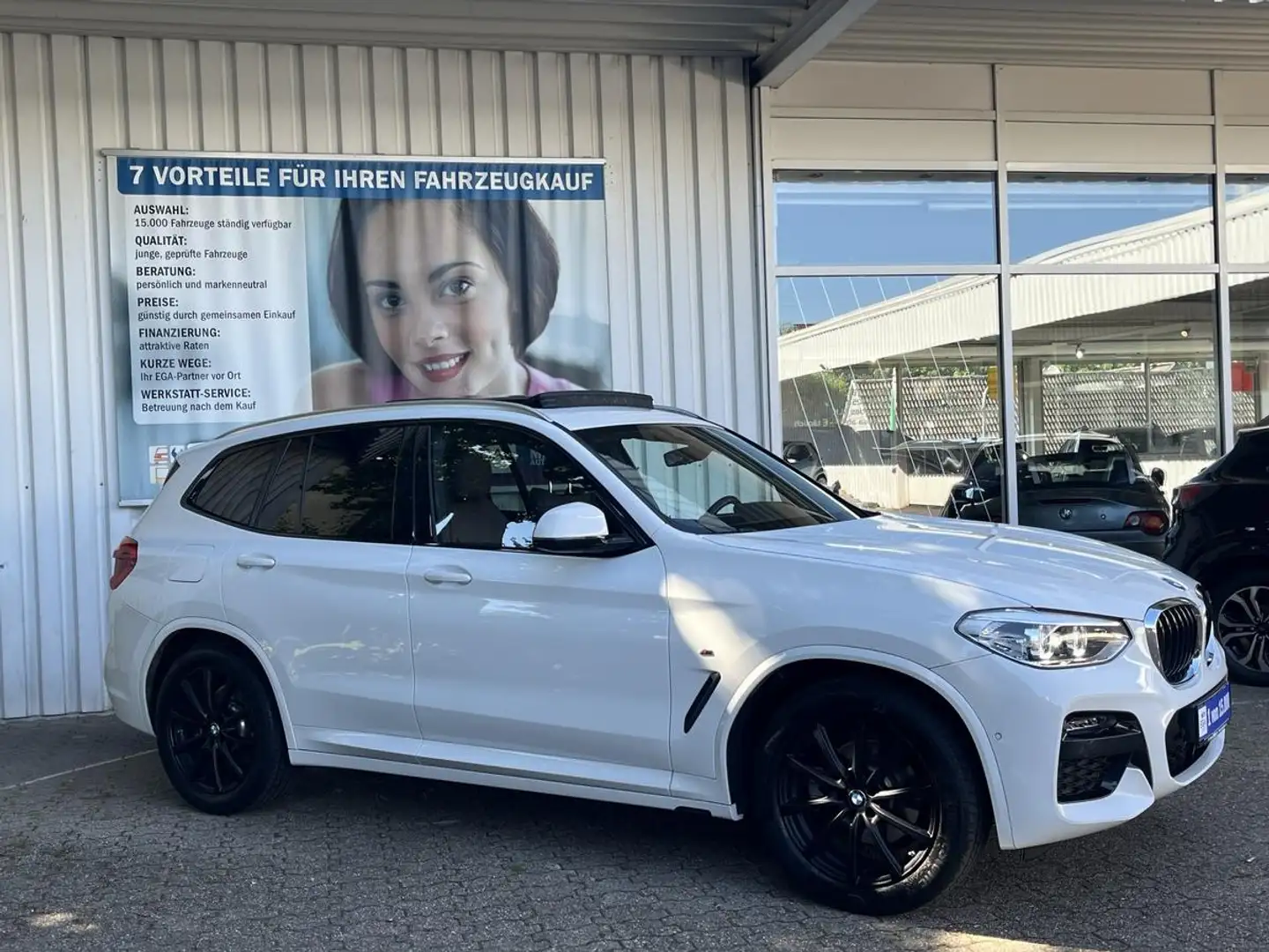 BMW X3 M xDrive20d M-SPORT AHK PANO LED LEDER HEAD-UP SHZ Bianco - 2