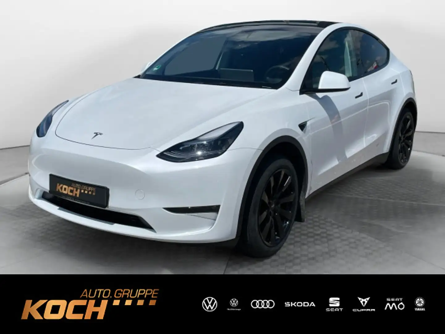 Tesla Model Y Long Range Dual AWD, Panoramadach, LED Fehér - 1
