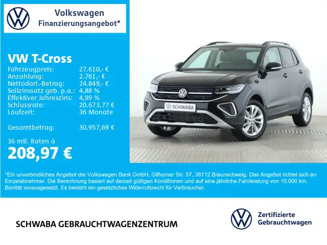 Volkswagen T-Cross GOAL 1.5 TSI DSG MATRIX*NAV*AHK*ACC*17"