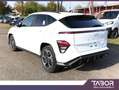 Hyundai KONA 1.6 GDI HEV 129DCT N-Line MY25 GPS Blanc - thumbnail 4