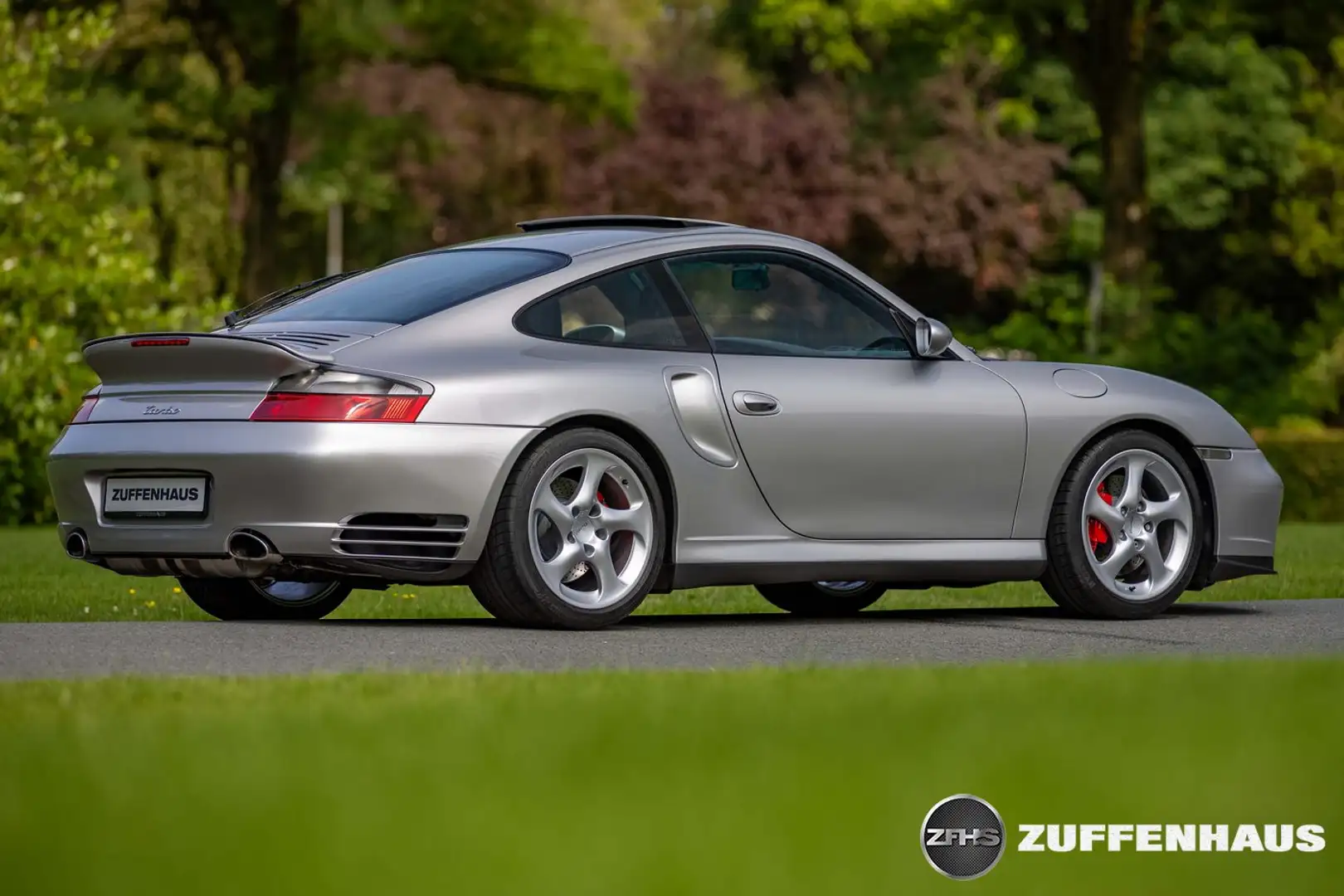 Porsche 996 Turbo Coupé 6-bak 3.6 Coupé Turbo Grijs - 2