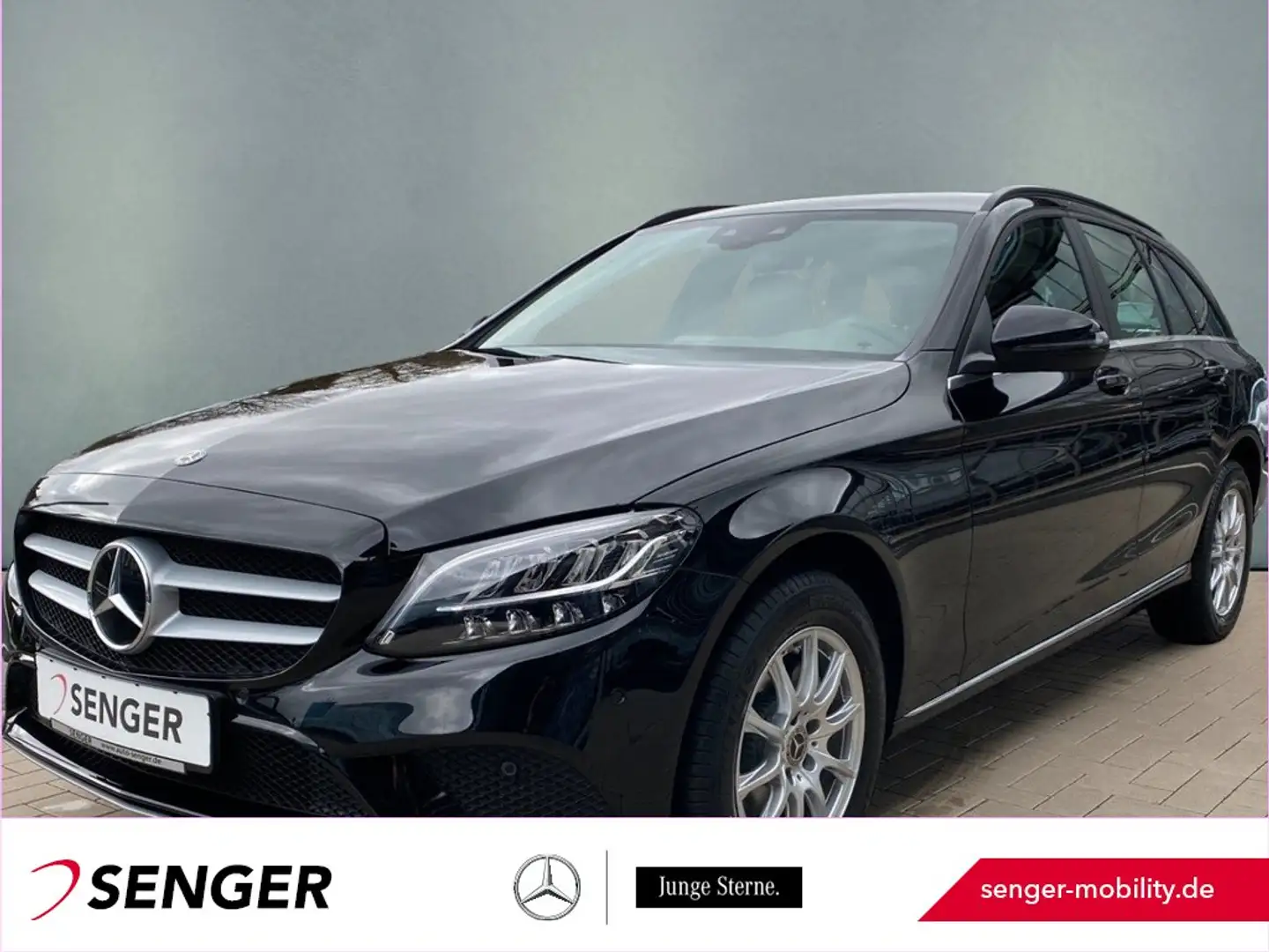 Mercedes-Benz C 200 d T Rückfahrkamera Comand Sitzheizung LED Noir - 1