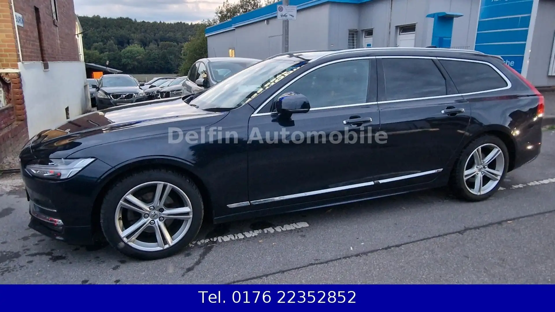 Volvo V90 Kombi Inscription-Automatik.Navi.Leder.Xenon Blauw - 2