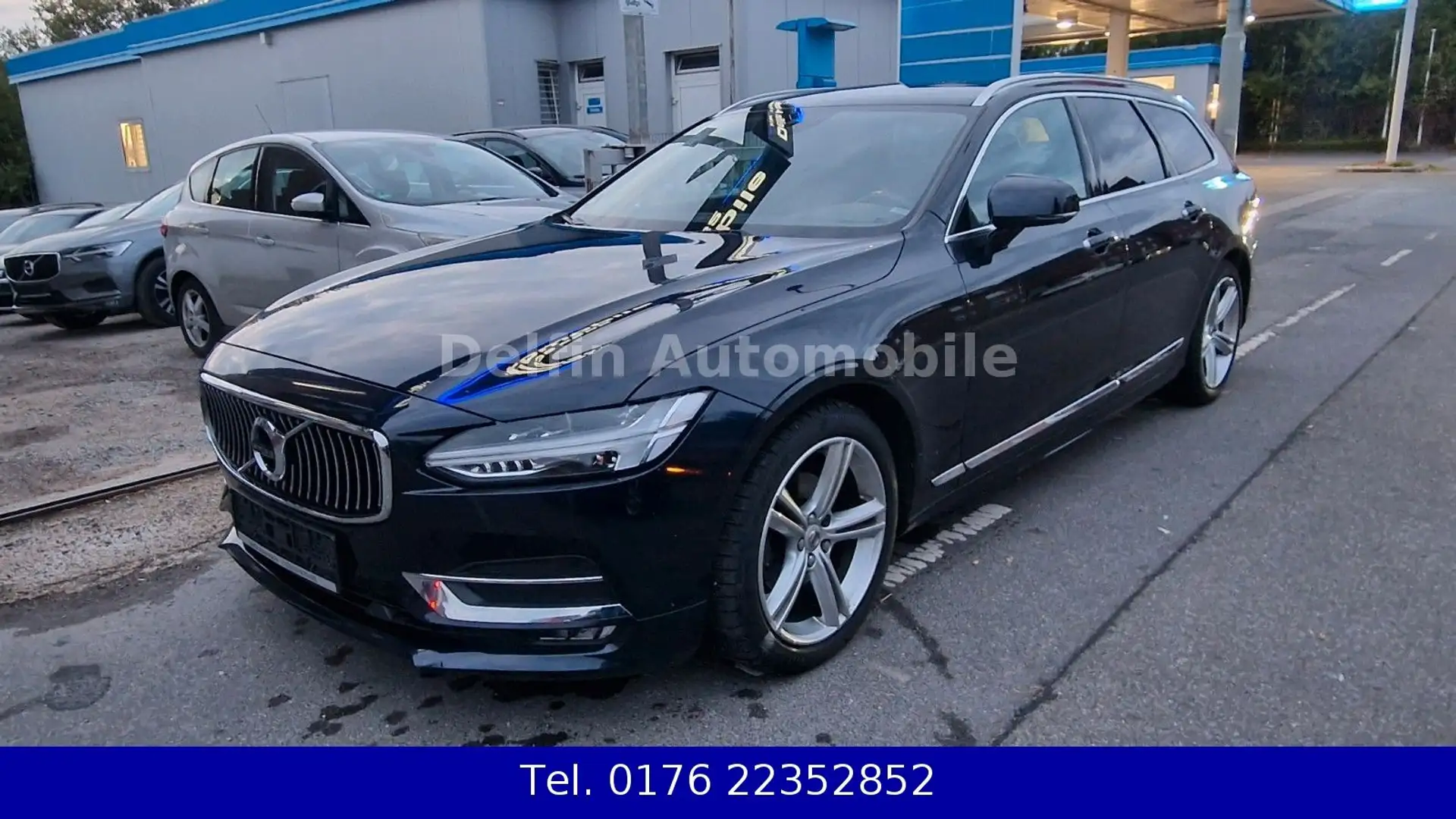 Volvo V90 Kombi Inscription-Automatik.Navi.Leder.Xenon Blauw - 1