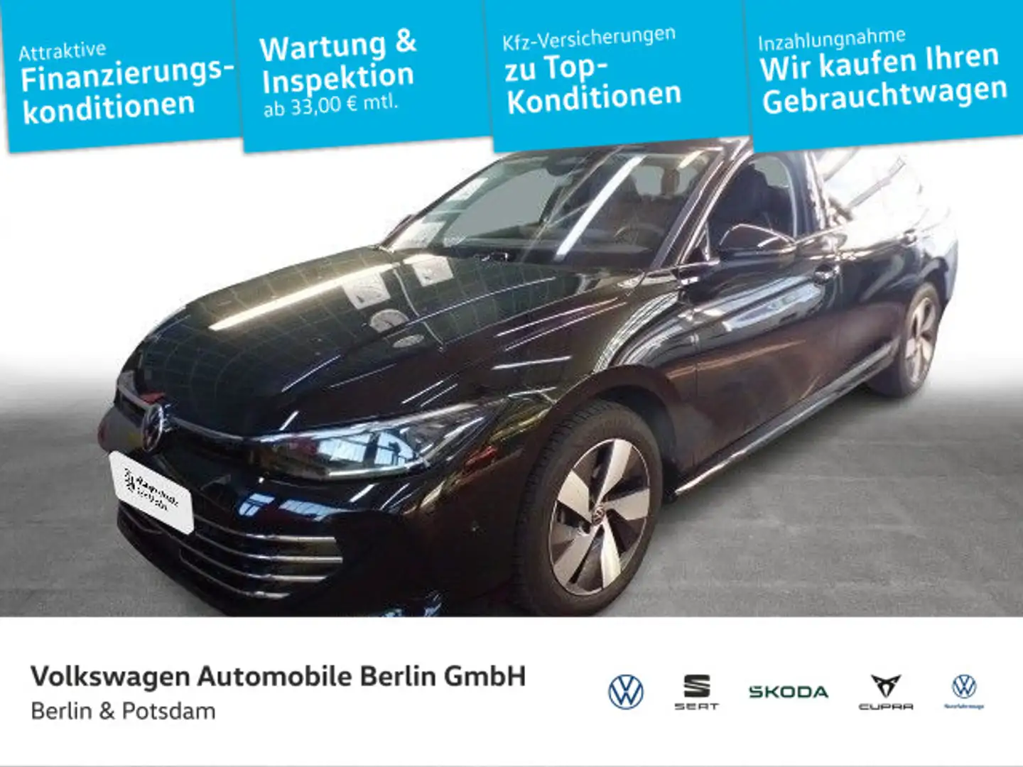 Volkswagen Passat Variant 2.0 TDI Elegance 4Motion DCC 360° Schwarz - 1