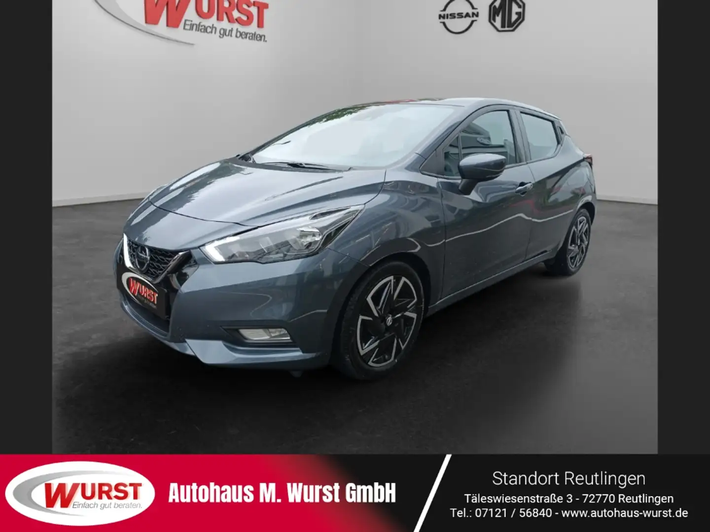 Nissan Micra N-WAY 1.0 IG-T Automatik CarPlay Sitzheizung Parks Grau - 1