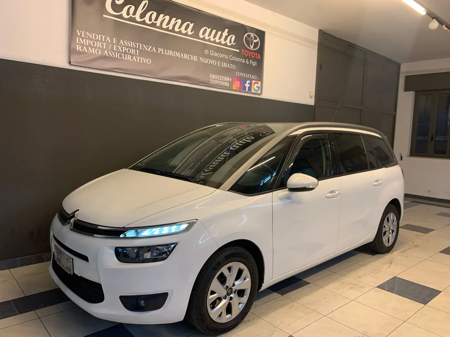 Citroen Grand C4 Picasso C4 Grand Picasso 1.6 bluehdi Seduction s Bianco - 1