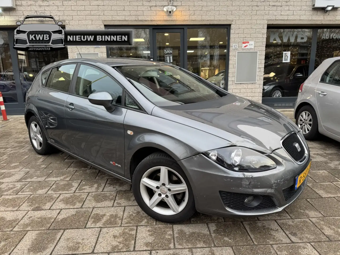 SEAT Leon 1.2 TSI Eco. COPA Airco 5Drs Nw Apk Grau - 1