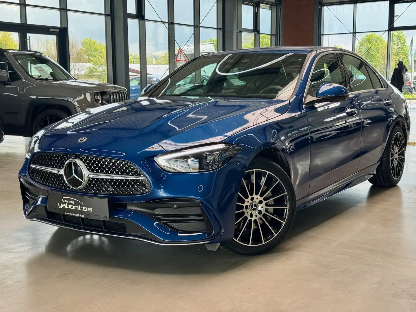 Mercedes-Benz C 300 e AMG Night KEYLESS Memory LED Spiegel-, Einpark-P Blu/Azzurro - 1
