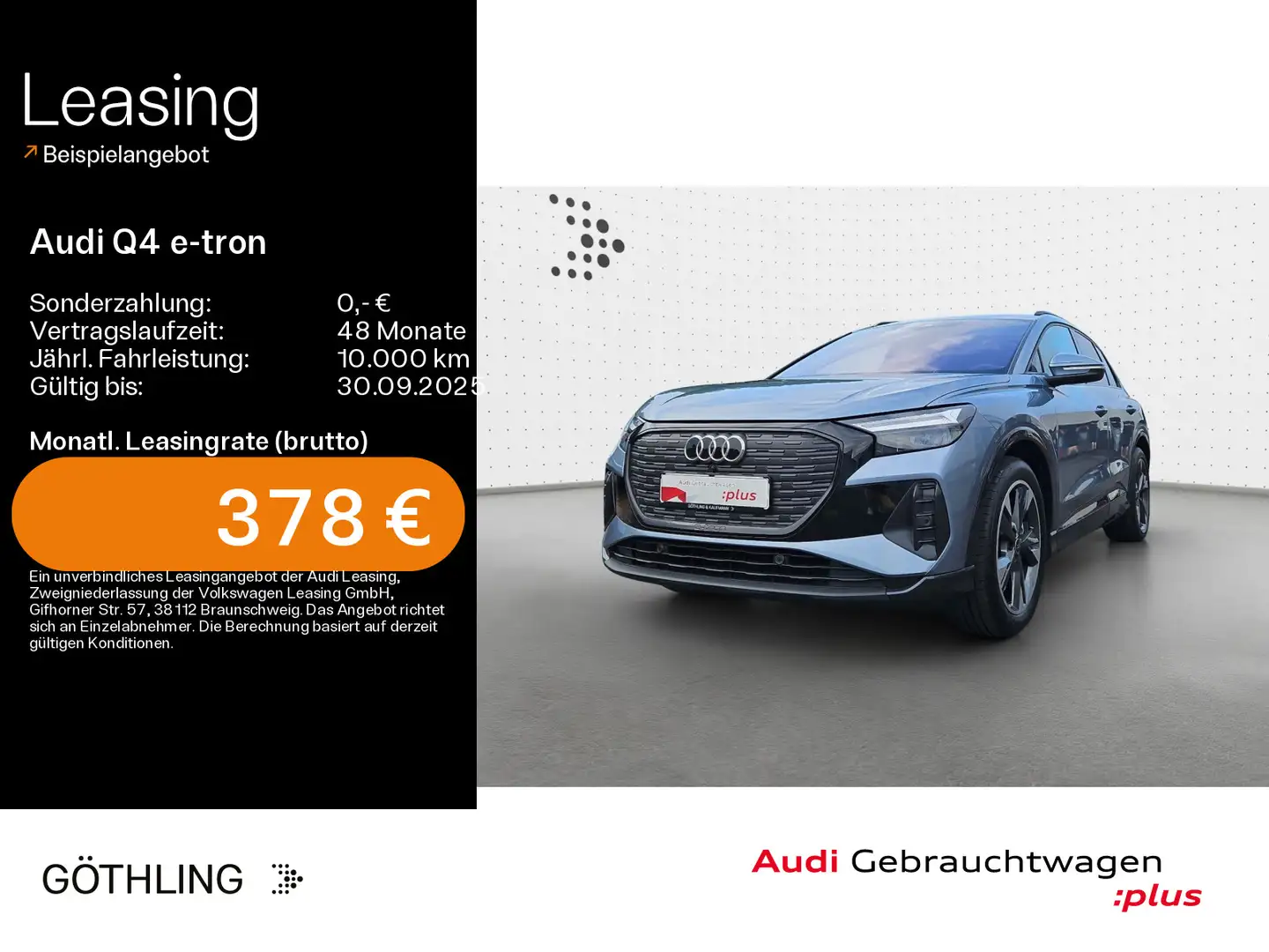 Audi Q4 e-tron 45 advanced*LED*Virtual*Navi+*Sportsit Albastru - 1