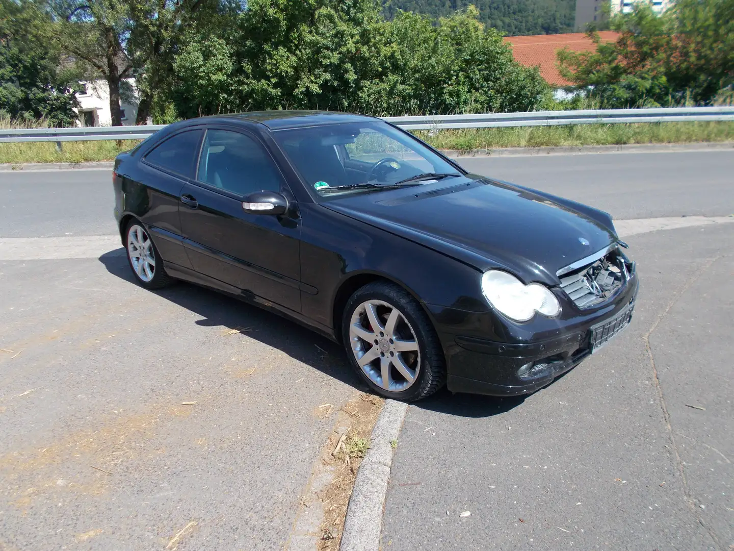 Mercedes-Benz C 200 Kompressor Sportcoupe, Tüv 8  2026,, Nero - 2