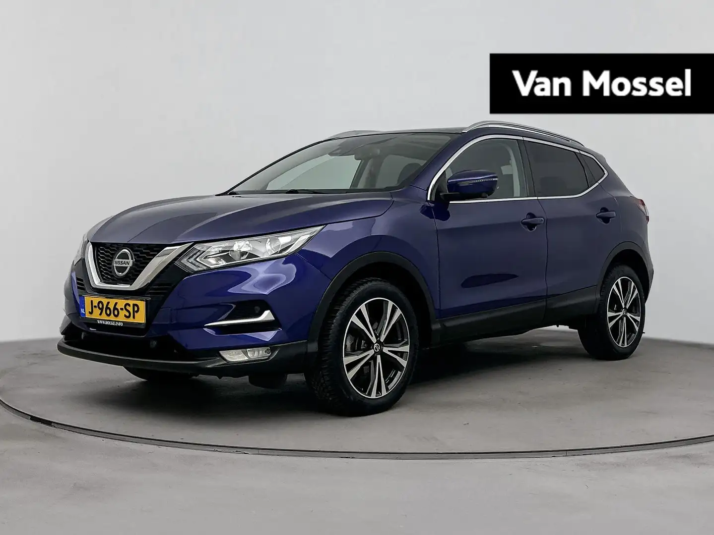 Nissan Qashqai 1.3 DIG-T N-Connecta | Panorama-dak | 360 Camera | Blauw - 1