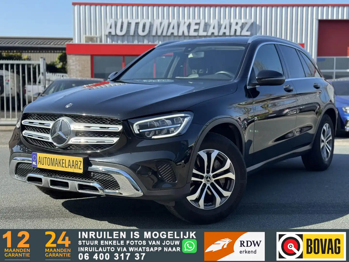 Mercedes-Benz GLC 200 Business Solution Limited NAVI CAM LED Mercedes-Be Zwart - 1