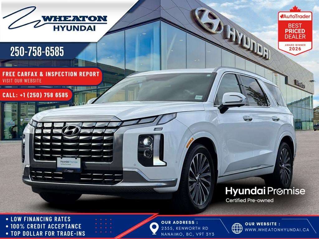 2024 Hyundai Palisade Ultimate Calligraphy AWD, One owner, Island SUV, N